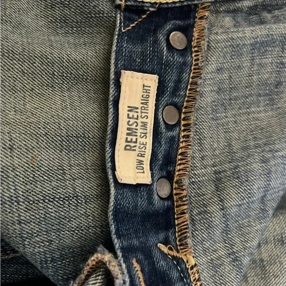 Abercrombie & Fitch Men’s ‘Remsen’ Low Rise Straight Leg Jeans 31x32 - Picture 11 of 14